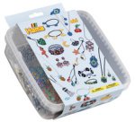 Hama Perles à repasser mini + plaques 'bijou', boîte