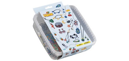 Hama Perles à repasser mini + plaques 'bijou', boîte