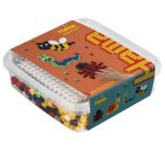 Hama Perles à repasser maxi + plaque 'animaux rapants',boîte