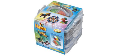Hama Perles à repasser midi 'boîte de rangement neutre'