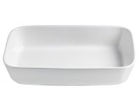 Plaat 'XXL' keramiek 3 L wit