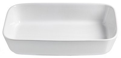 XXL Plate, ceramic, 3 L, white
