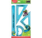 Kit de géometrie Twist'n Flex, 4 pièces, assorti