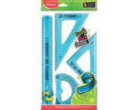 Kit de géometrie Twist'n Flex, 4 pièces, assorti
