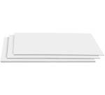 Carton mousse, dimensions: (L)297 x (P)420 mm, blanc