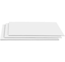 Schuimplaat L 500 x D 650 mm wit