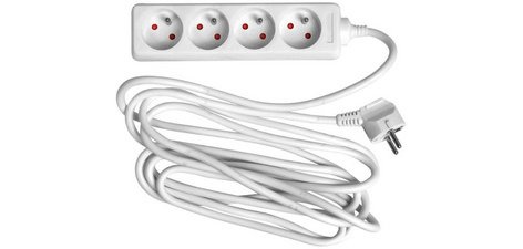 Verlängerungskabel 4 Steckdosen Wonday - Kabel 1,5 m