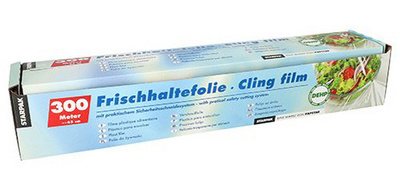 Frischhaltefolie in Spenderbox