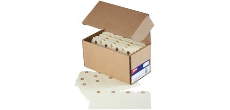 Etiquettes américaines 120 x 57 mm neutre sans fil - Boîte de 1000