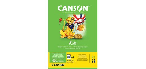 Bloc à dessin Kids, A3, 90 g/m2, 30 feuilles