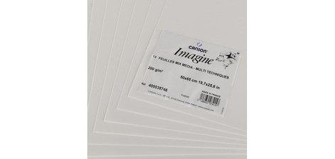 Papier à dessin Imagine, 500 x 650 mm, 200 g/m2