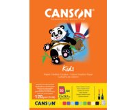 Bloc papier création couleur Kids, A4, 30 feuilles