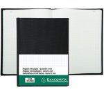 Registre 29,7x21cm 5x5 folioté 300 pages - Noir