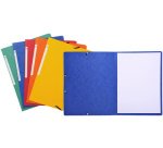 Elasticated folder without flap 355gsm hard glazed mottled premium pressboard - A4 size