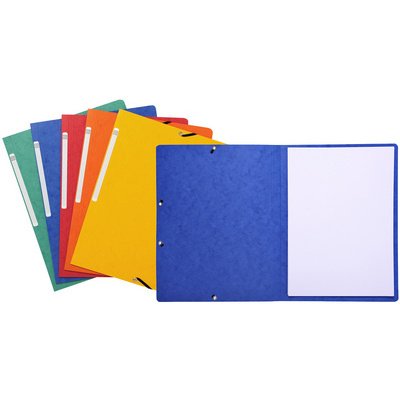 Elasticated folder without flap 355gsm hard glazed mottled premium pressboard - A4 size