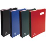 Exacompta Signature Book - Holds A4 Documents - 20 Compartments - Expandable Spine - 300gsm