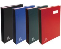 Exacompta Signature Book - Holds A4 Documents - 20 Compartments - Expandable Spine - 300gsm