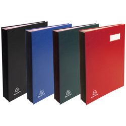 Exacompta Signature Book - Holds A4 Documents - 20 Compartments - Expandable Spine - 300gsm