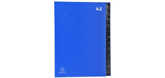 Sorteermap Ordonator® - 24 indelingen - alfabetische tabs van A tot Z