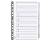 Intercalaires imprimés à touches plastifiées - 31 touches 1 à 31 - A4 - Blanc