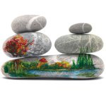 Feutre double pointe permanent, étui de 18