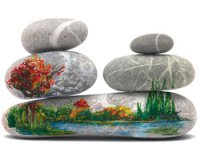 Feutre double pointe permanent, étui de 18