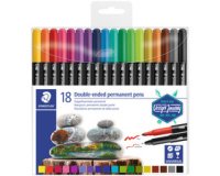 Feutre double pointe permanent, étui de 36