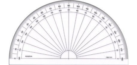 'ALTUGLAS FACTORY' protractor 180 degrees