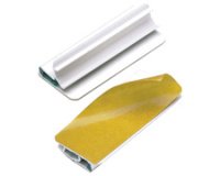 VARIOCLIP adhésif, clip blanc avec bandes vertes