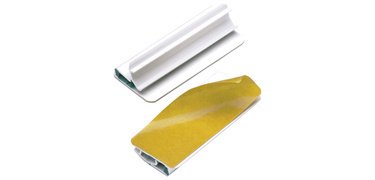 VARIOCLIP adhésif, clip blanc avec bandes vertes