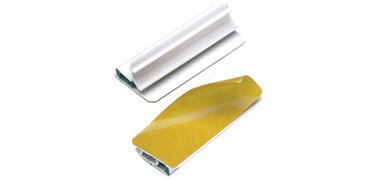 VARIOCLIP adhésif, clip blanc avec bandes vertes