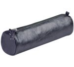 Clairefontaine Leather Round Pencil Case - #5.5x22cm