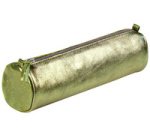 Pennenzak geborsteld leder goud