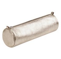 Pennenzak geborsteld leder petroleum