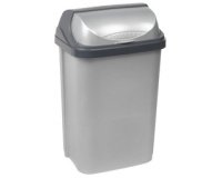 Poubelle 'rasmus', 25 litres, argent
