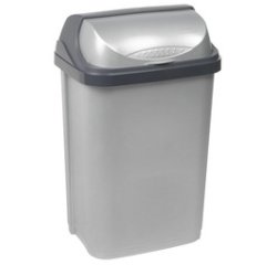 Poubelle 'rasmus', 25 litres, argent