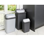 Poubelle 'rasmus', 50 litres, argent