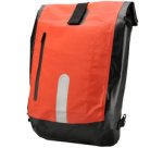 Sacoche de vélo, imperméable, rouge / noir