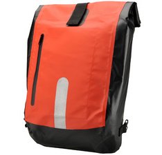 Sacoche de vélo, imperméable, rouge / noir