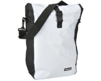 Sacoche de vélo Coursier, blanc / noir