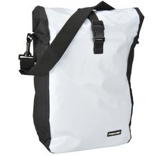 Sacoche de vélo Coursier, blanc / noir