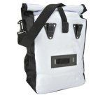 Sacoche de vélo Coursier, blanc / noir