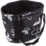 Sac de courses pour guidon de vélo, noir / blanc