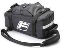 Sac pour porte-bagage de vélo 2 en 1, noir