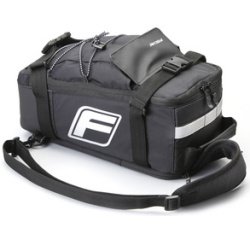Sac pour porte-bagage de vélo 2 en 1, noir