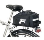 Sac pour porte-bagage de vélo 2 en 1, noir