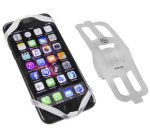 Support smartphone pour vélo en silicone, blanc