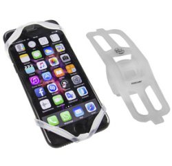 Support smartphone pour vélo en silicone, blanc