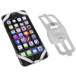 Support smartphone pour vélo en silicone, blanc