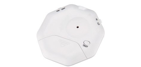 uniTEC Détecteur de bris de verre, blanc, alarme: 95 dB